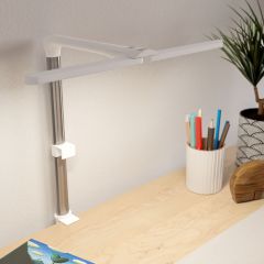 Lampa biurkowa Dragonfly, biała