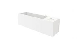 Skrzynia wisząca z lampą Lea / Moni (połączenie USB)