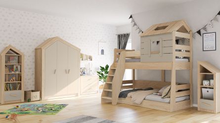 Pokój dziecięcy My House łóżko piętrowe 5- czesciowy