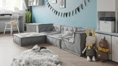 Sofa dziecięca MyColorCube - szary 5-częściowy zestaw F