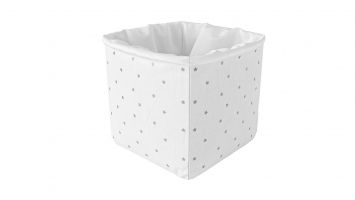 Kosz do przechowywania Tiny Box Grey Stars